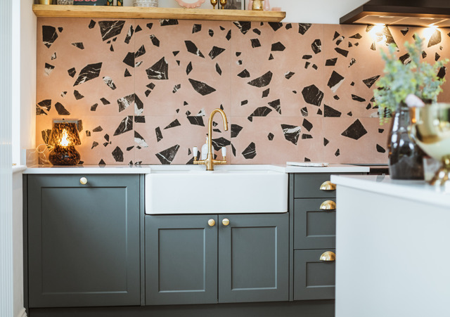 bold splashbacks Wren Kitchens