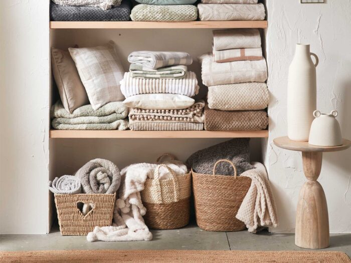 A spring refresh is the perfect time to organise your linen cupboard