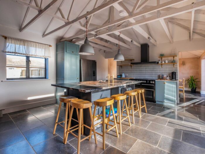 An open-plan kitchen design from Camber Holiday Cottages to bring to your own home