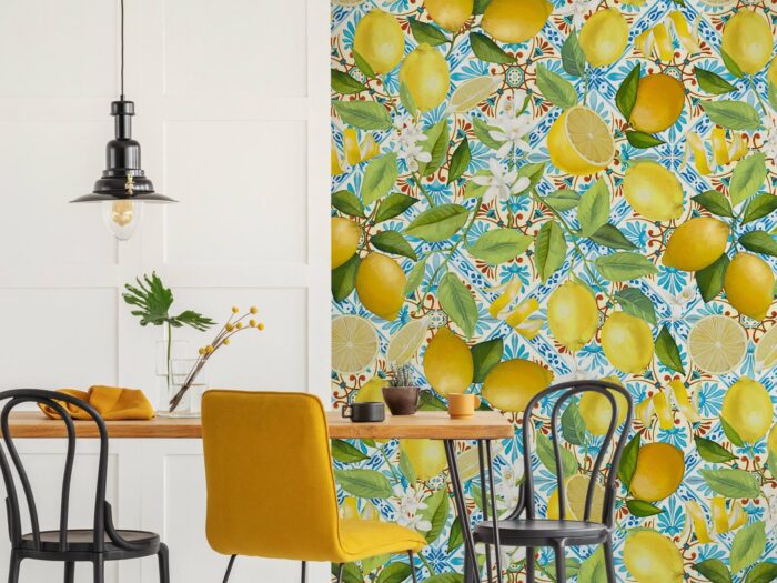 Wallsauce.com-Lemon Wallpaper Mural