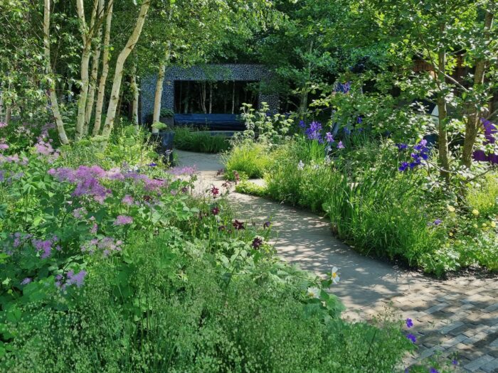 Naturalistic flower beds at Chelsea Flower Show 2024