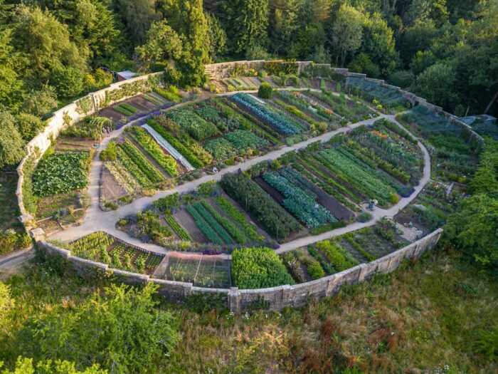 The extraordinary kitchen garden at Gravetye Manor