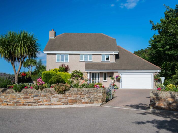 Don't forget the garage door as a decorating idea to add value to your home