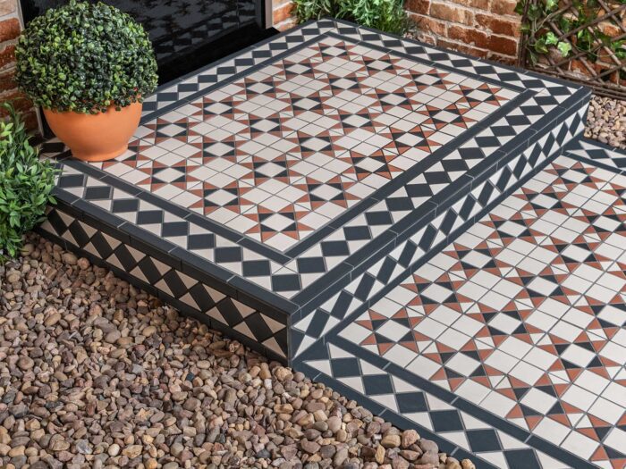 Smarting up your pathway and re tiling is an easy decorative idea to add value to your home