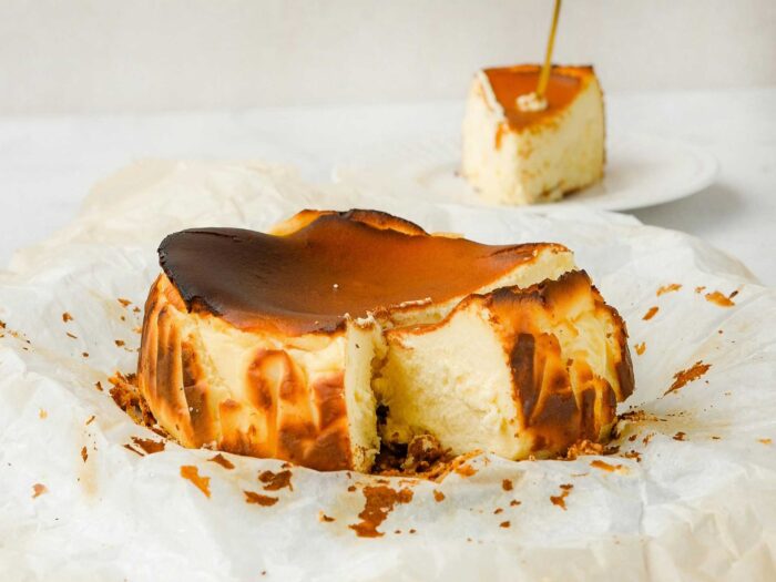 A Basque cheesecake is a wonderful is a must showstopper dessert for cheesecake lovers