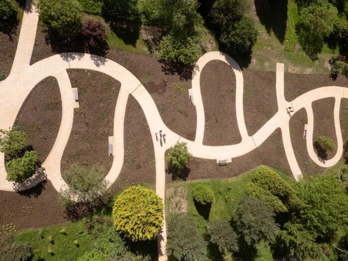 Piet Oudolf's planting structure at RHS Wisley