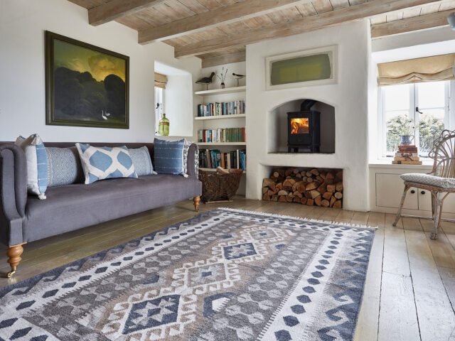 Choosing the right rug for your room can warm up a wooden floor and bring the decor together