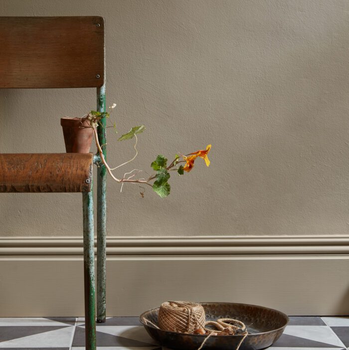 Warm tones make a welcoming entrance hall