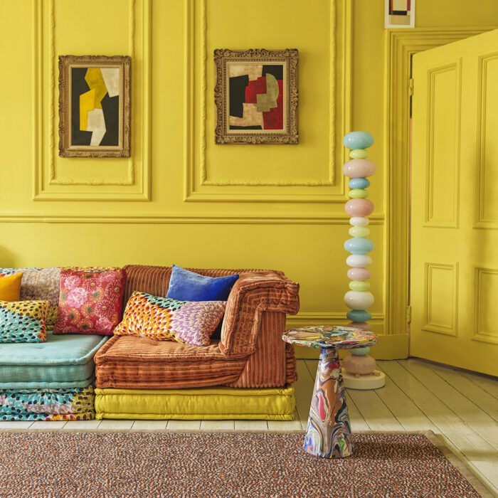 Bright colours can be great for dopamine decor