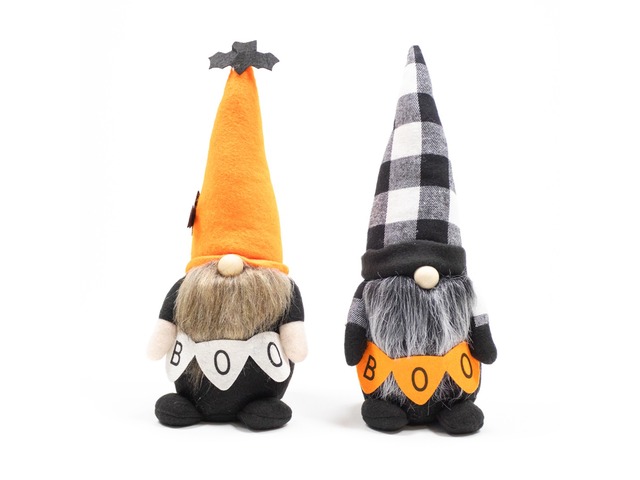 Halloween gonks on white background