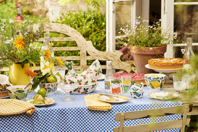 Unreal tablescape with botanicals